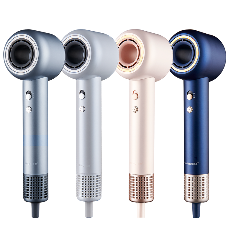 Secador de cabelo de alta velocidade ajustável multivelocidade KH-801A